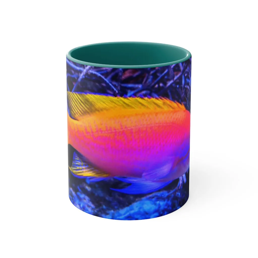 Colored Fish 11oz Accent Mug