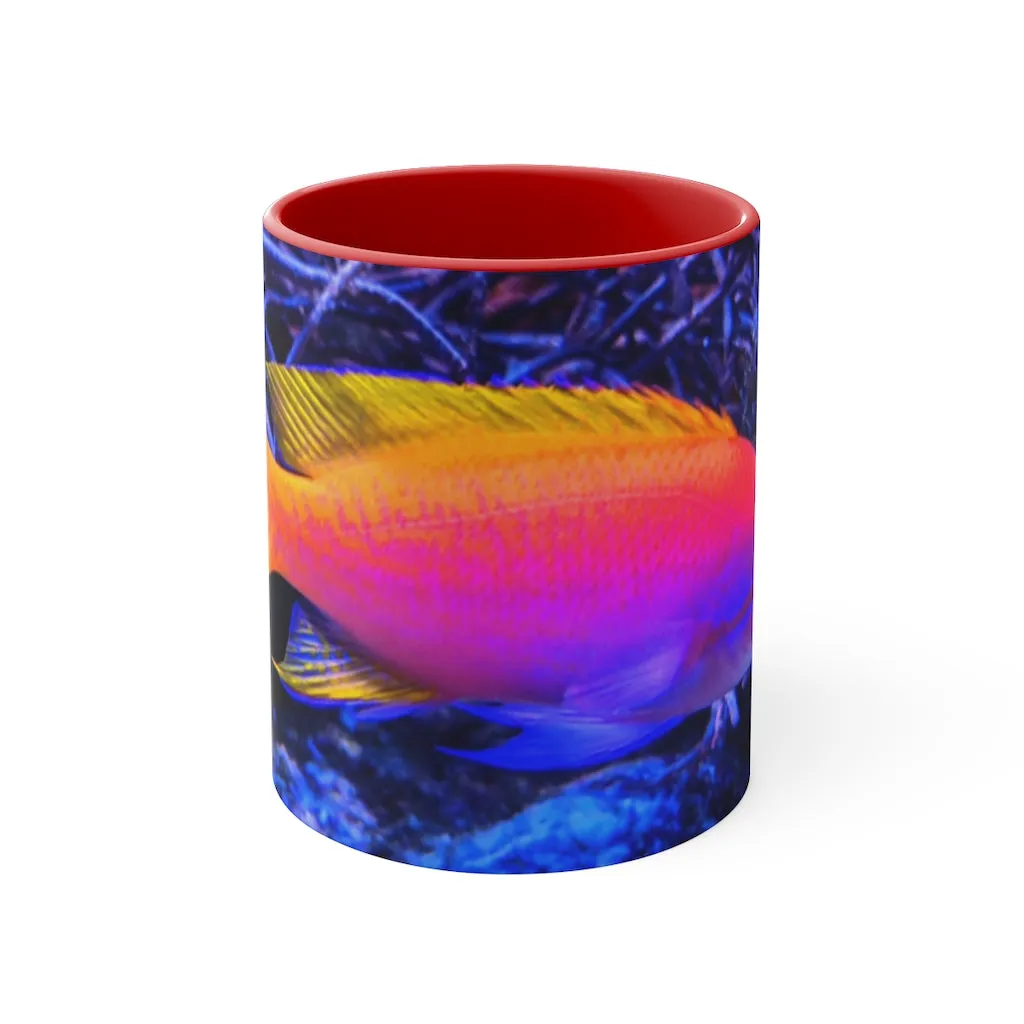 Colored Fish 11oz Accent Mug