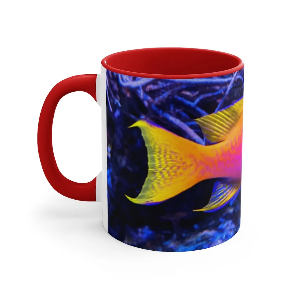 Colored Fish 11oz Accent Mug