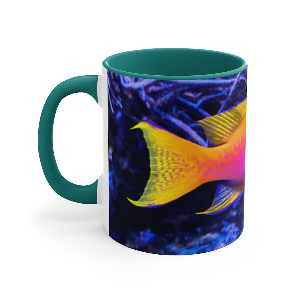 Colored Fish 11oz Accent Mug