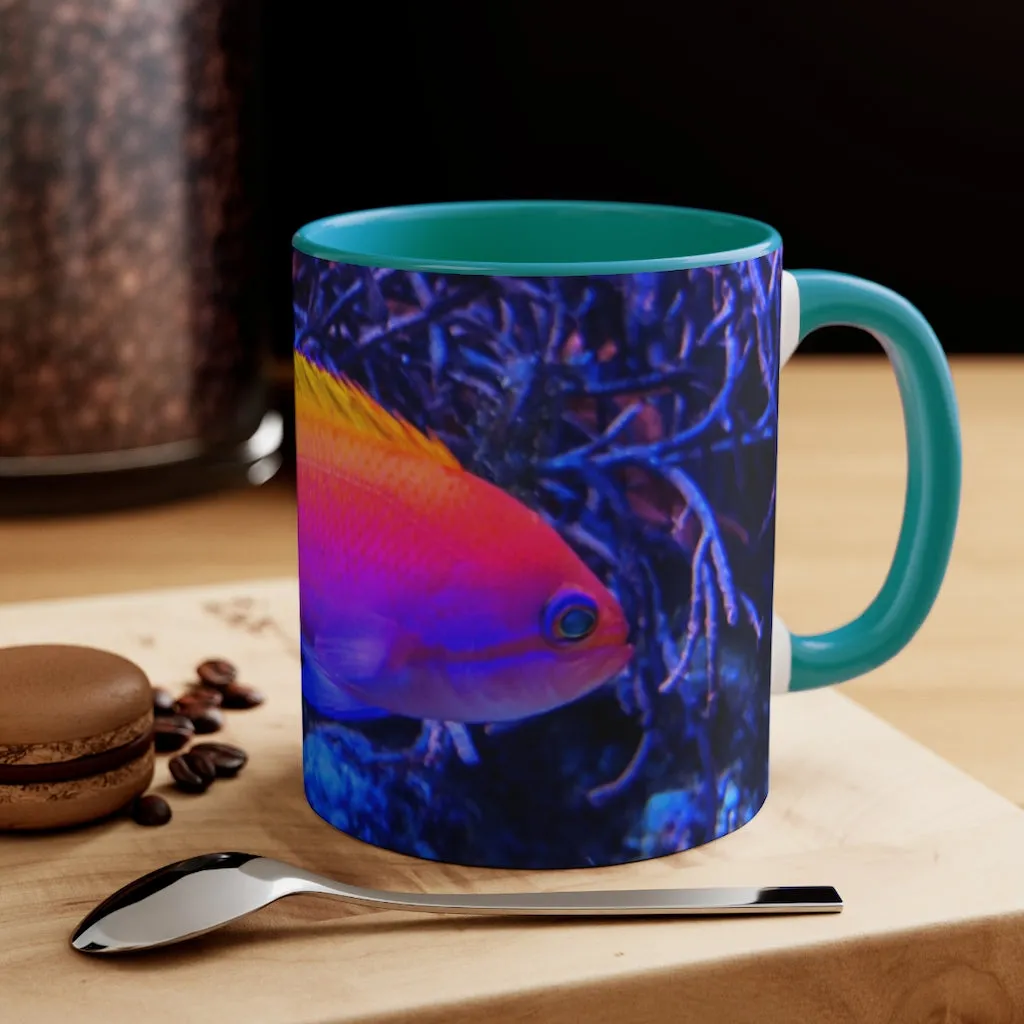 Colored Fish 11oz Accent Mug