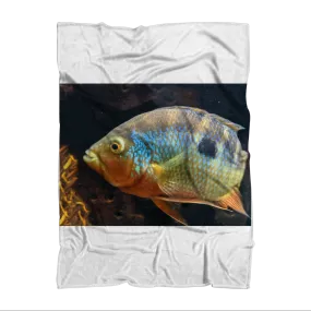 Colorful Fish Sublimation Throw Blanket