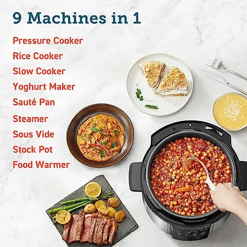 COSORI Electric Pressure Cooker 5.7L, Recipe Book