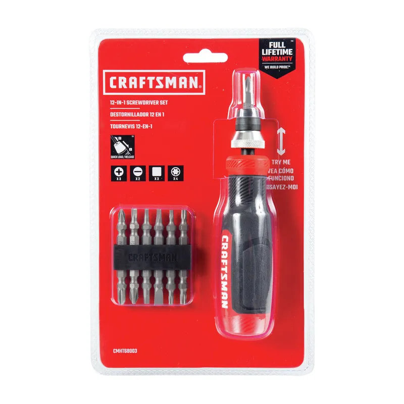 Craftsman 12-in-1 Precision Multi-Bit Screwdriver Set