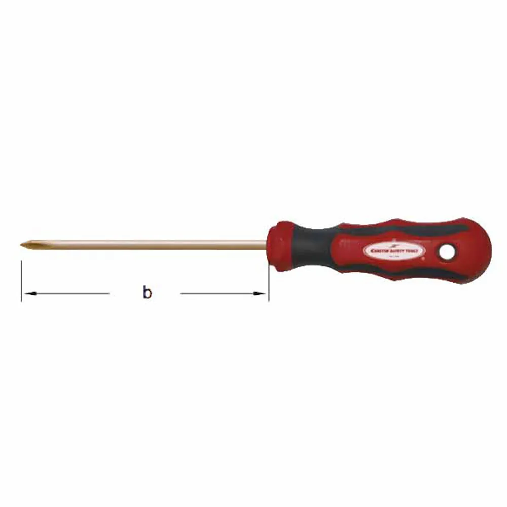 CS Unitec Ex803-4B Copper Beryllium Non-Sparking, Non-Magnetic, Corrosion Resistant Phillips Head Screwdriver #4