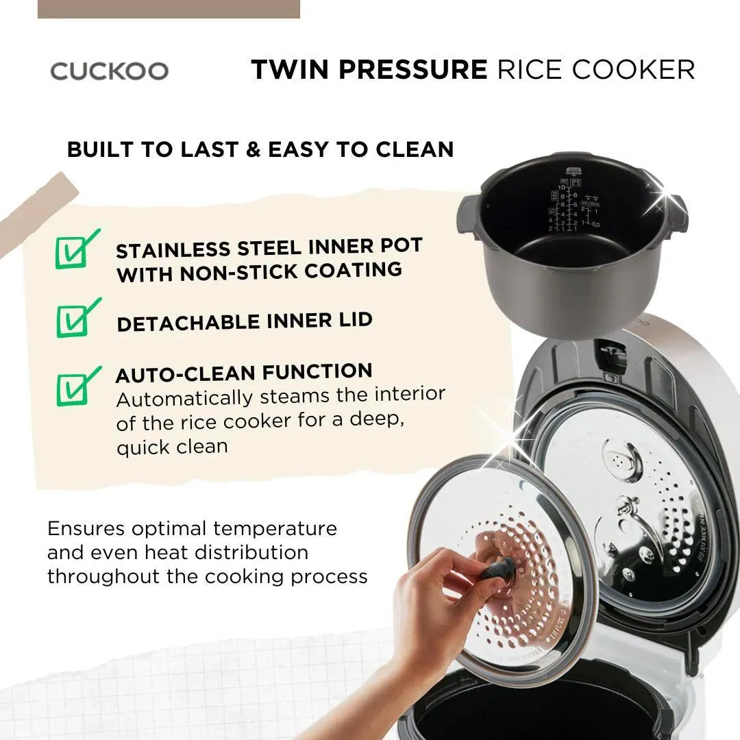 Cuckoo Multi-Functional Twin Pressure Rice Cooker