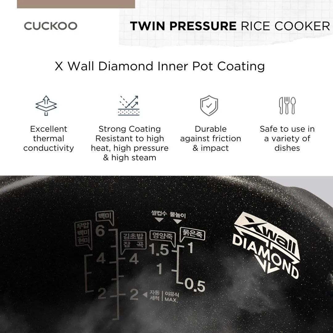 Cuckoo Multi-Functional Twin Pressure Rice Cooker