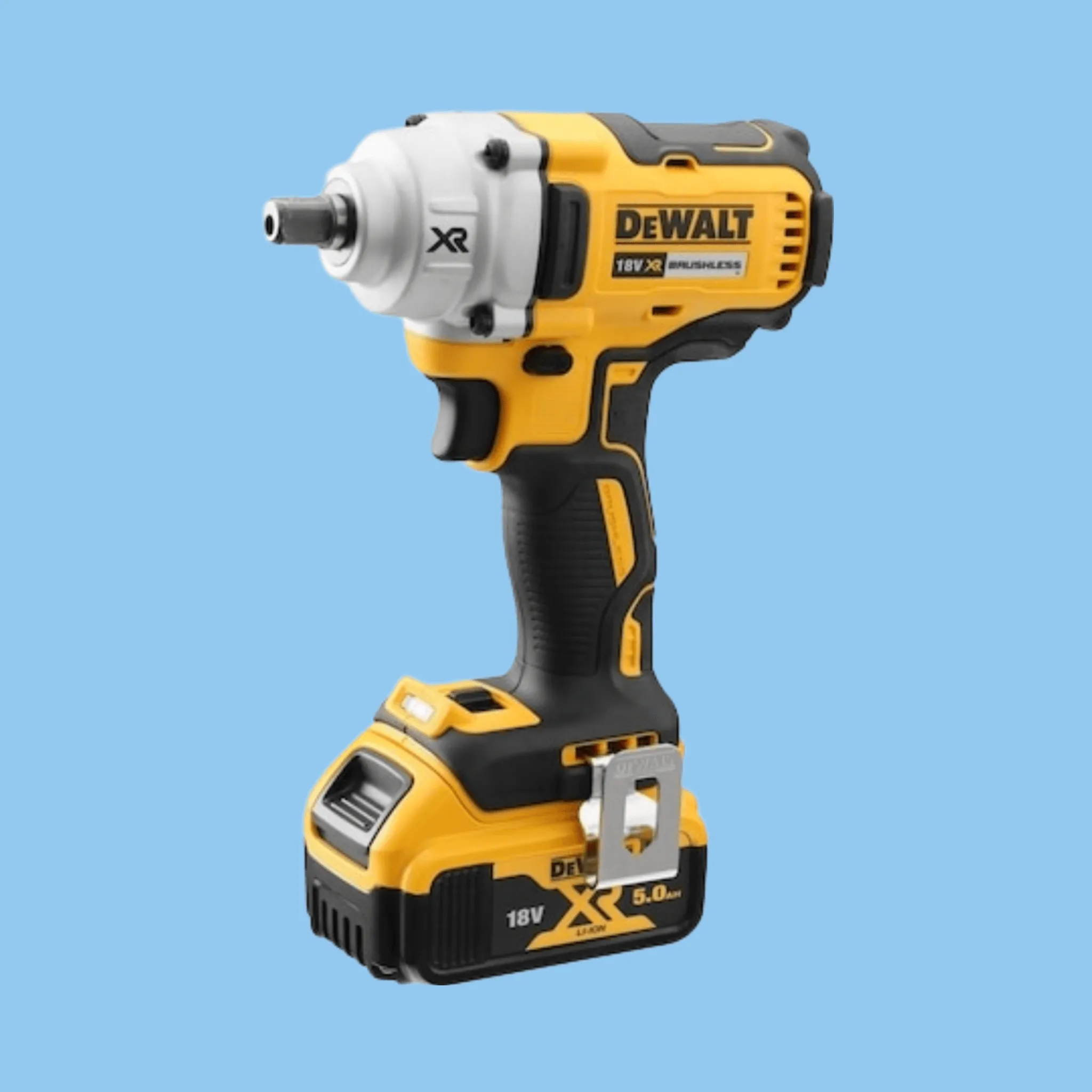 DeWalt DCF894P2-GB 18V XR Brushless Compact High Torque 1/2" Impact Wrench - 2 X 5Ah