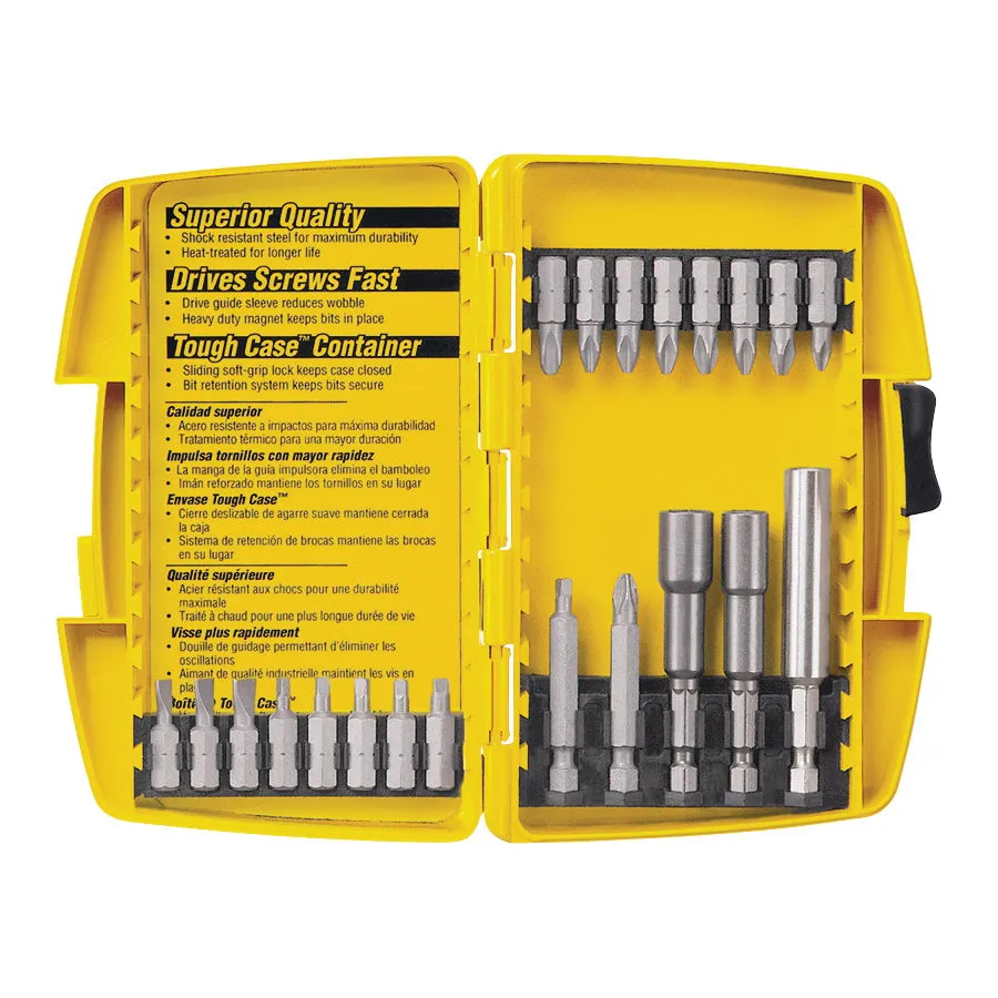 DeWALT DW2161 Screwdriver Bit Set, Steel