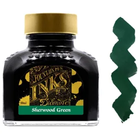 Diamine Fountain Pen Ink Bottle - 80 ml Sherwood Green | 7074