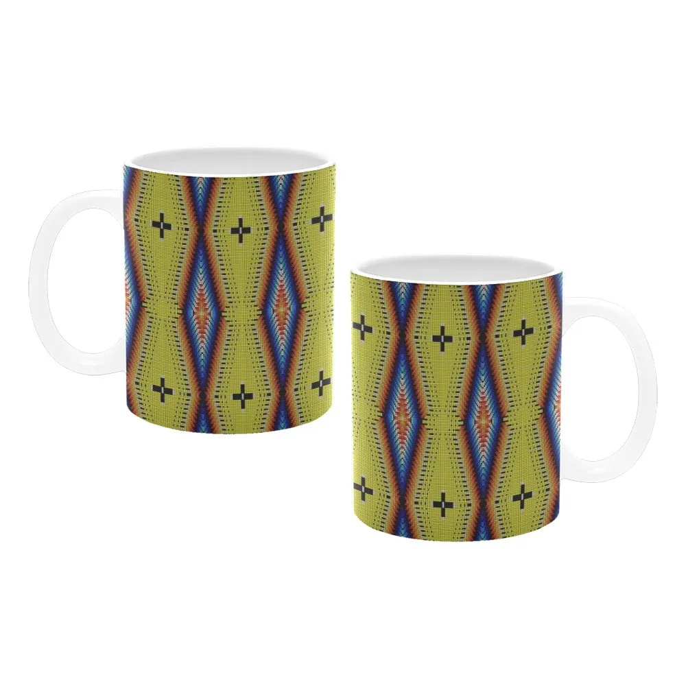 Diamond in the Bluff Yellow White Mug(11OZ)