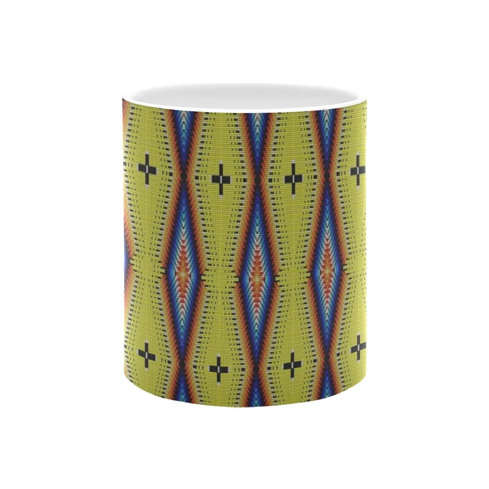 Diamond in the Bluff Yellow White Mug(11OZ)