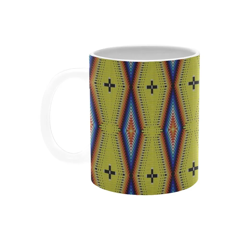 Diamond in the Bluff Yellow White Mug(11OZ)