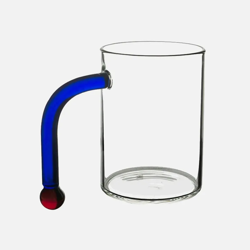 Dot Handle Glass Cup