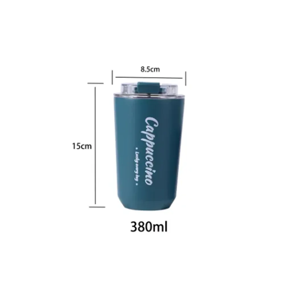 Double Layer Vacuum Coffee Cup Creative Portable Insulated Cup Hp-44