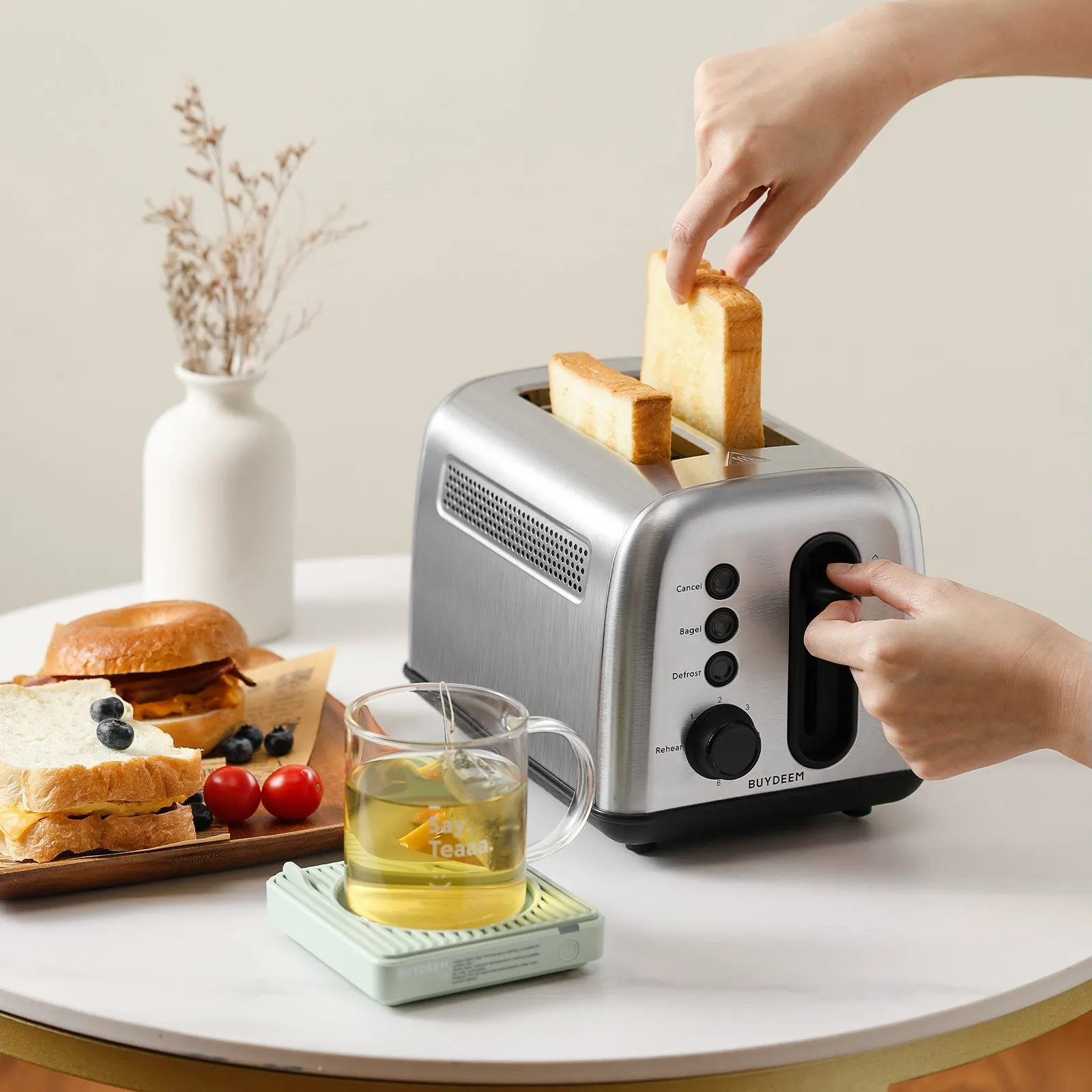 DT420 Retro 2-Slice Toaster with Coffee Dripper Set - Bundle Offer