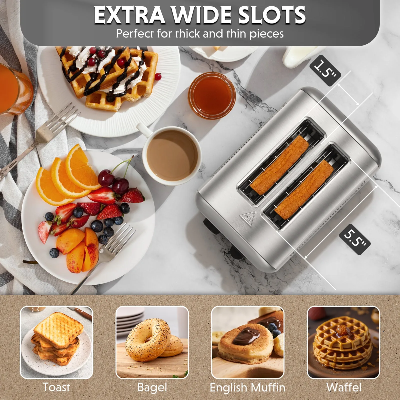 DT420 Retro 2-Slice Toaster with Coffee Dripper Set - Bundle Offer