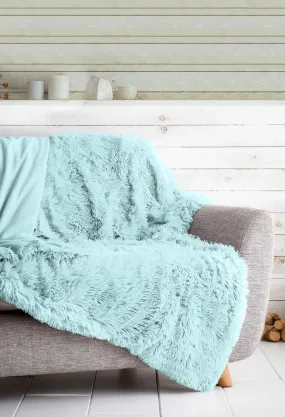 Duck Egg Blue Throw