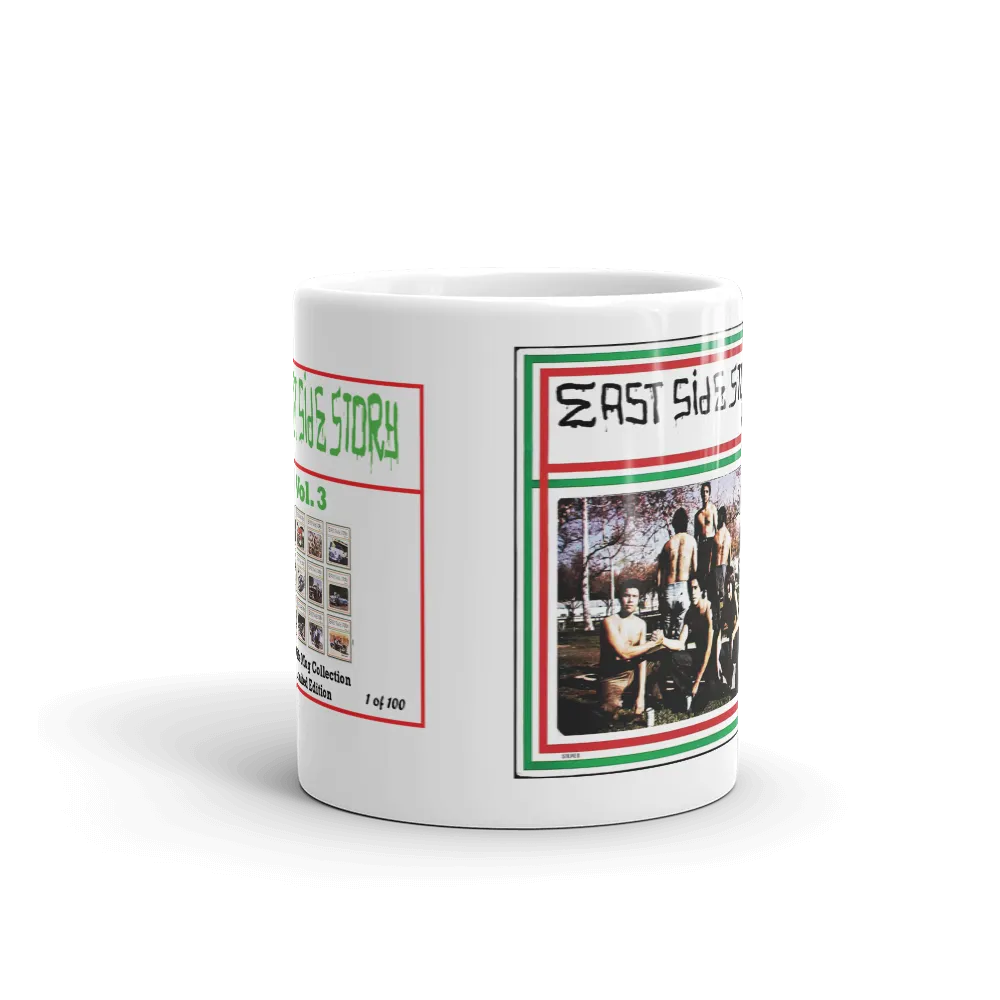 Eastside Story Mug Vol. 3 Coffee Mug 11oz. on white mug