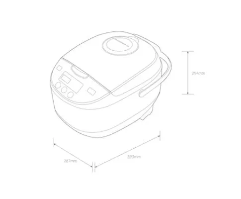 Electrolux E7RC1-650K 1.8L Rice Cooker