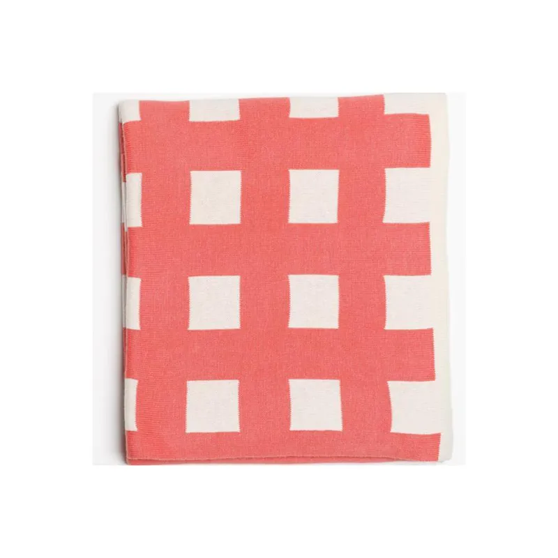 Emotion Kids Bassinet Blanket - Watermelon Check