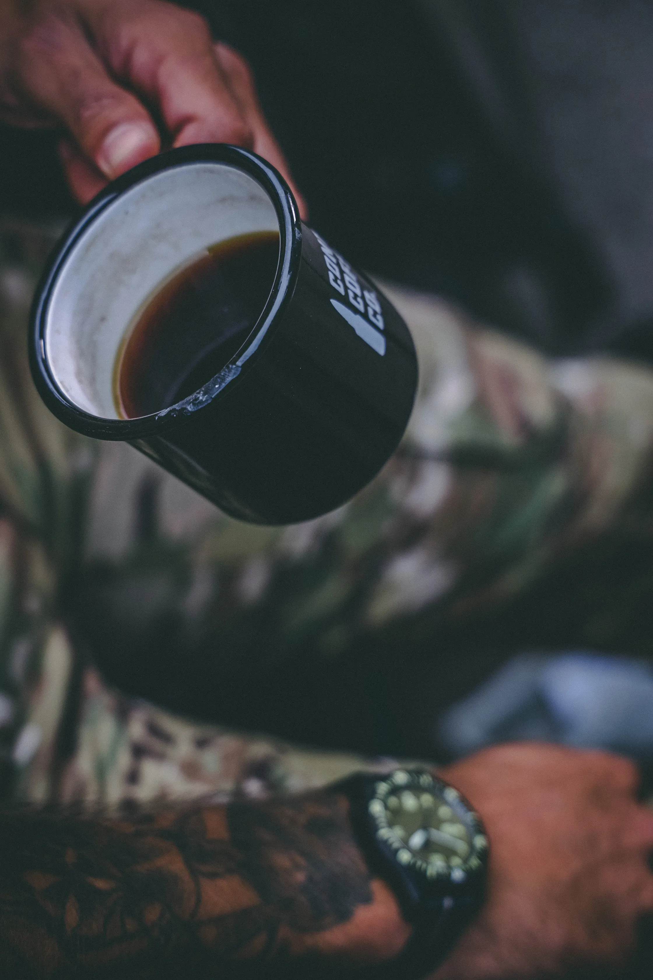 Enamel mug