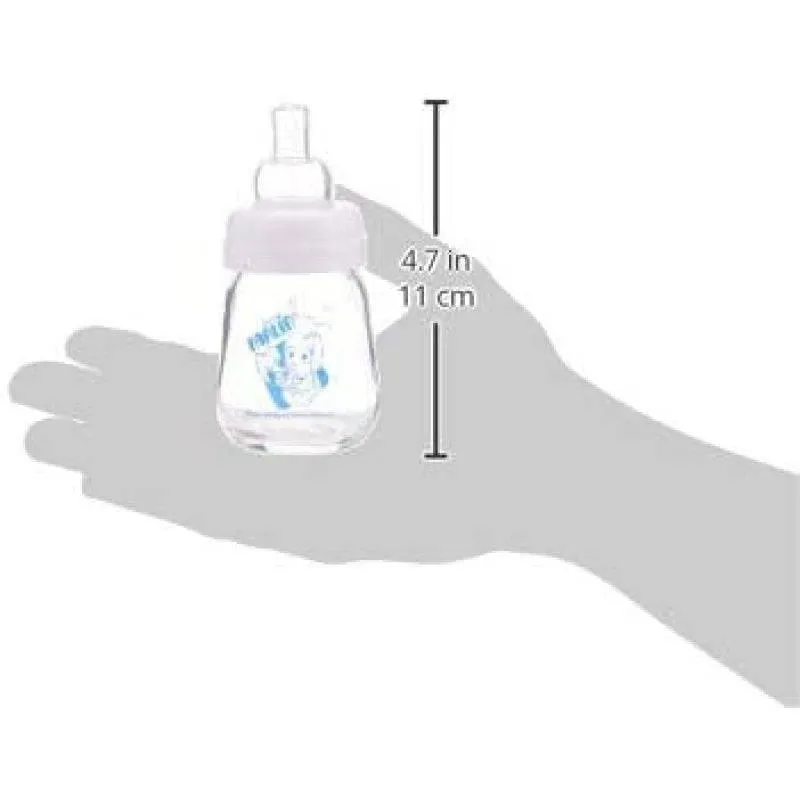 Farlin Glass Baby Feeding Bottle 60 ml - Blue