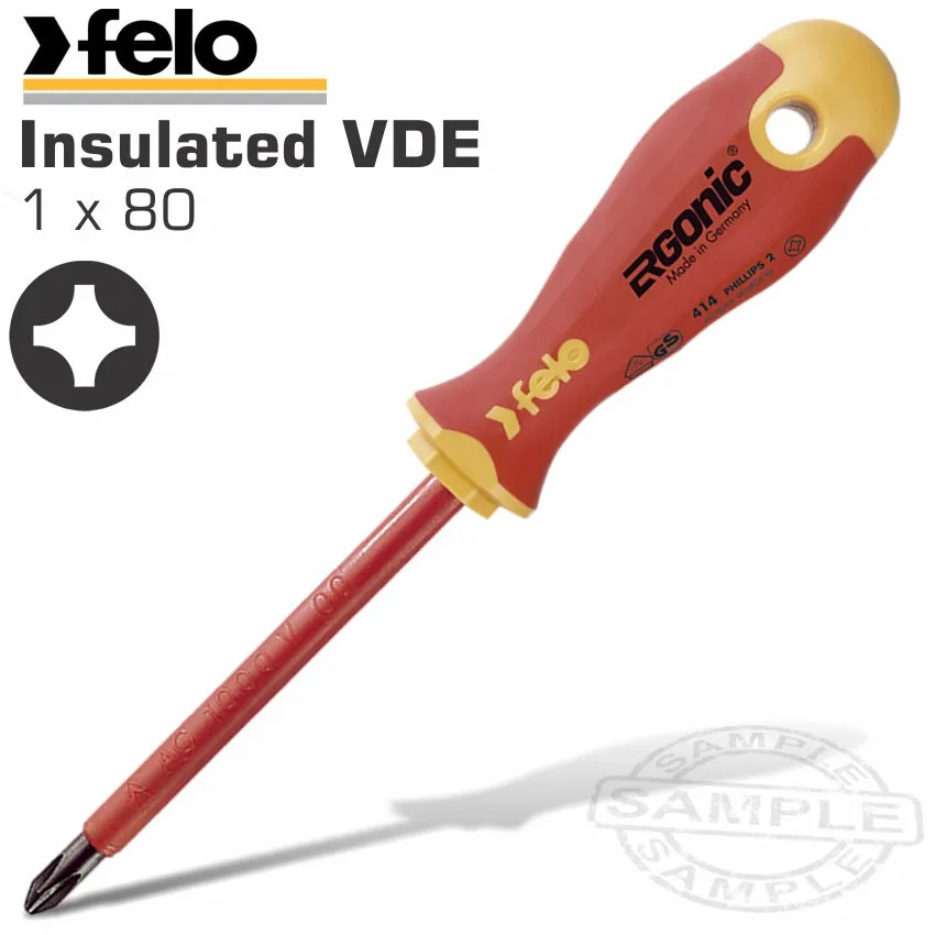 FELo 414 Ph1X80 S/DRiver Ergonic Insulated Vde FEL41410290