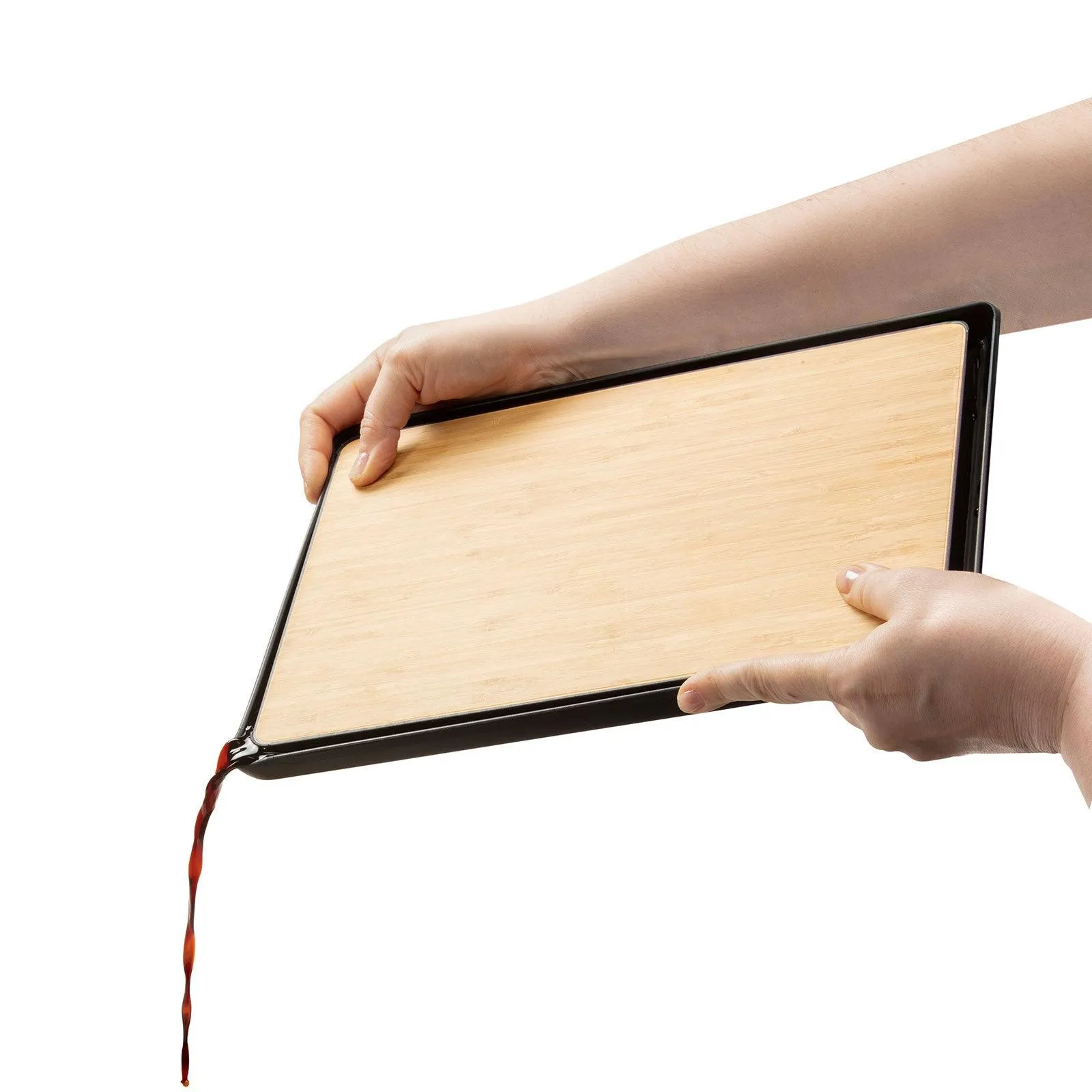 Fledge Bamboo Flip Edge Cutting Board Set