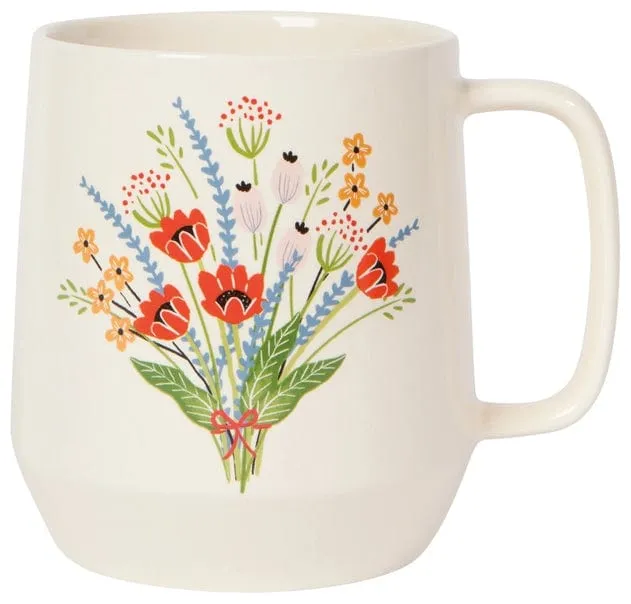 Floral Mega Mug 18 oz