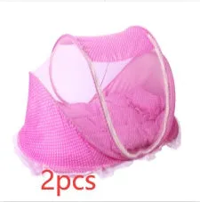 Foldable  Baby Bed Net With Pillow Net 2pieces Set