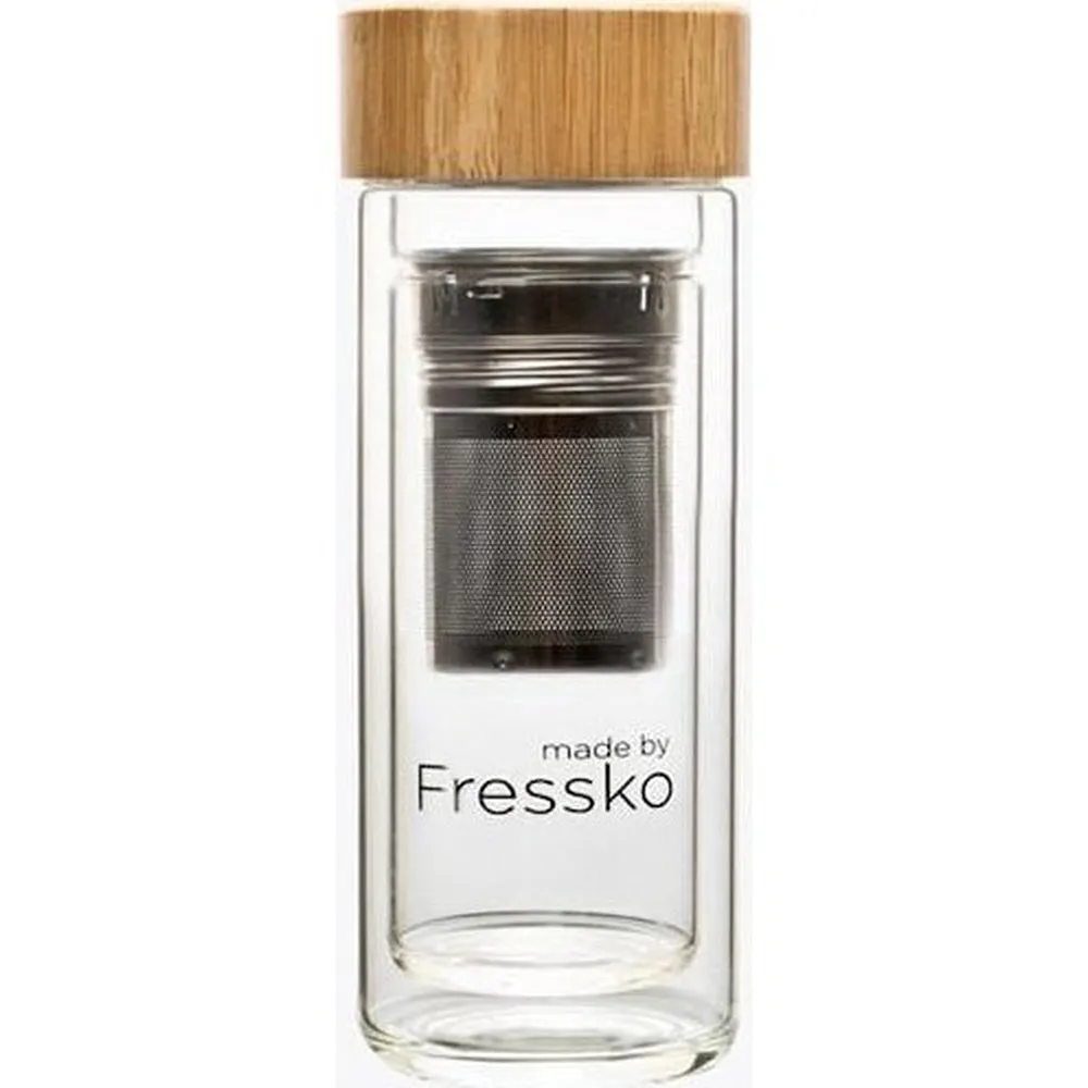 Fressko 'Rise' Glass Vacuum Flask 300ml (10 oz)