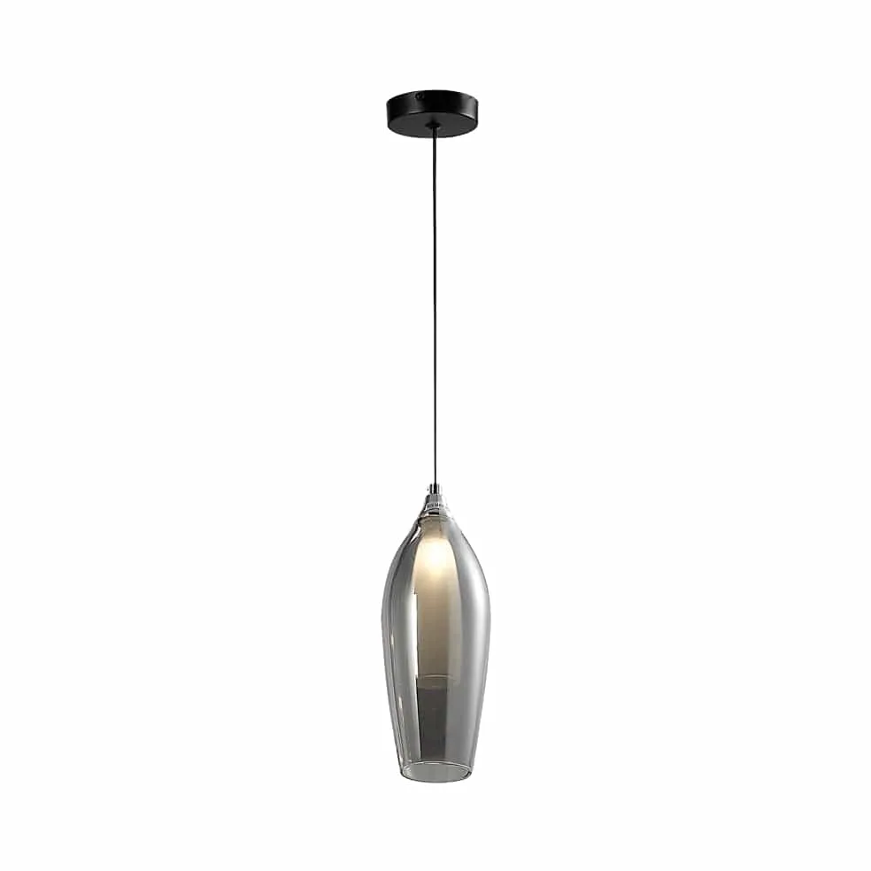 Galactic Glass Pendant Light Smoke