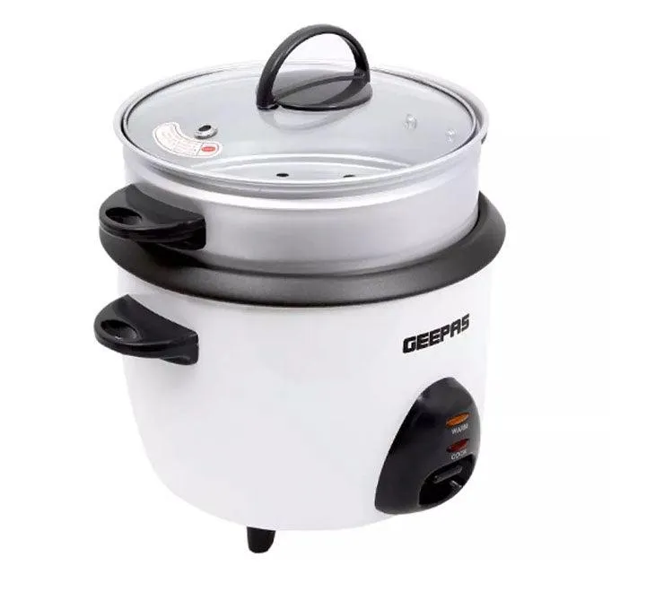 Geepas 1L Rice Cooker with Steamer