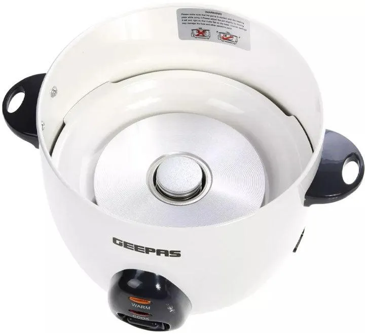 Geepas 1L Rice Cooker with Steamer