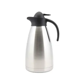 Genware Stainless Steel Contemporary Vacuum Jug 2.0L