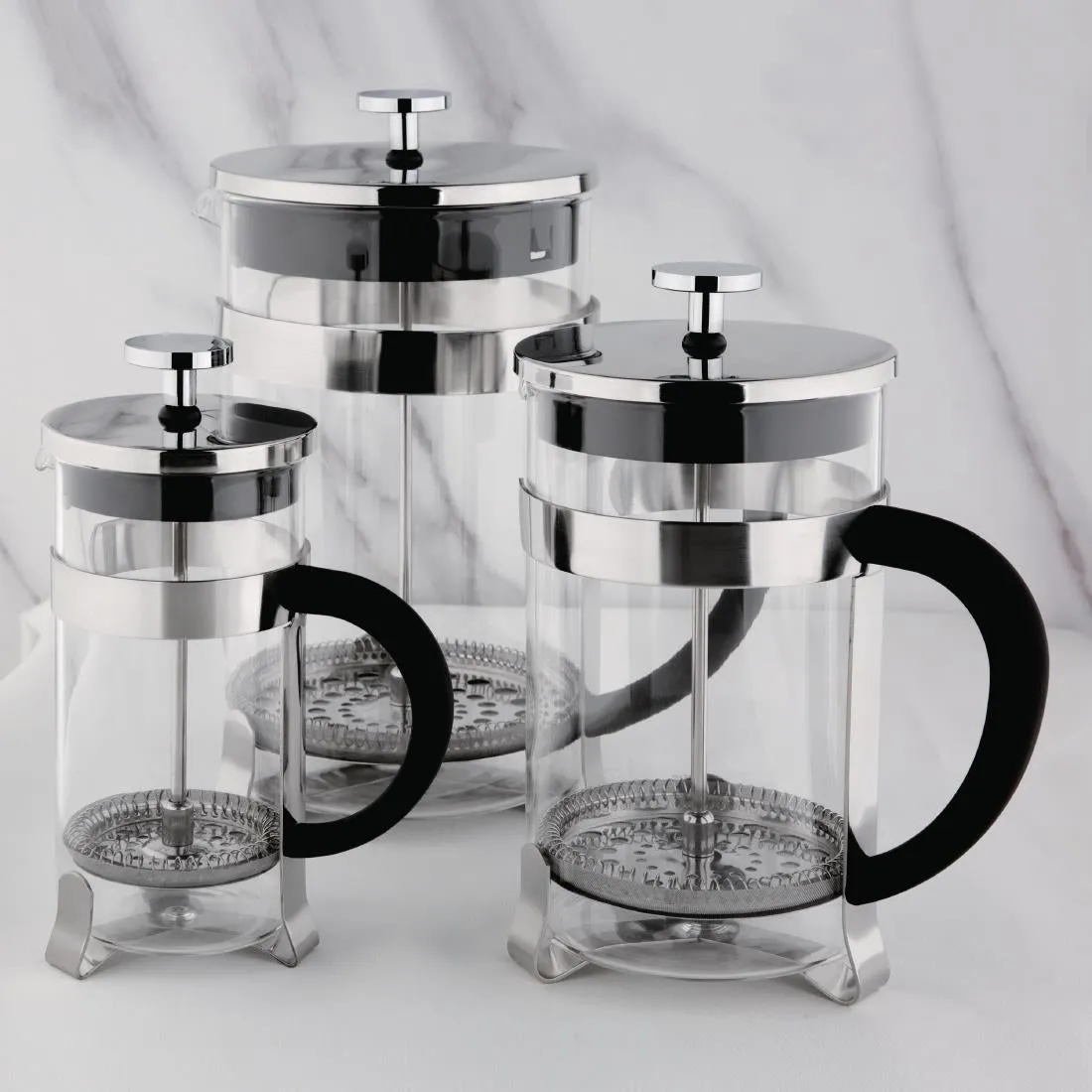 GF231 Olympia Contemporary Glass Cafetiere 6 Cup