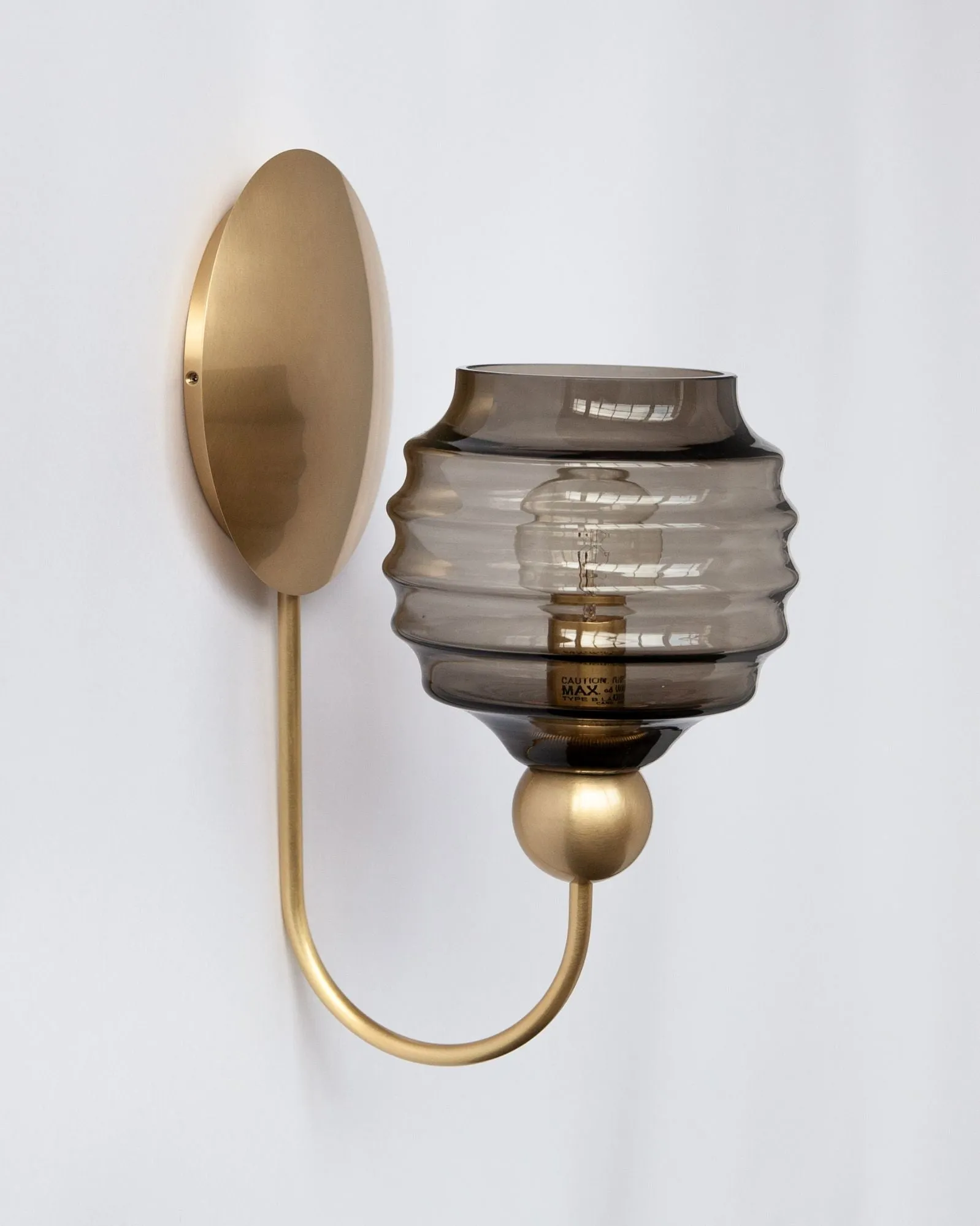 Gloster Sconce with Beehive Glass