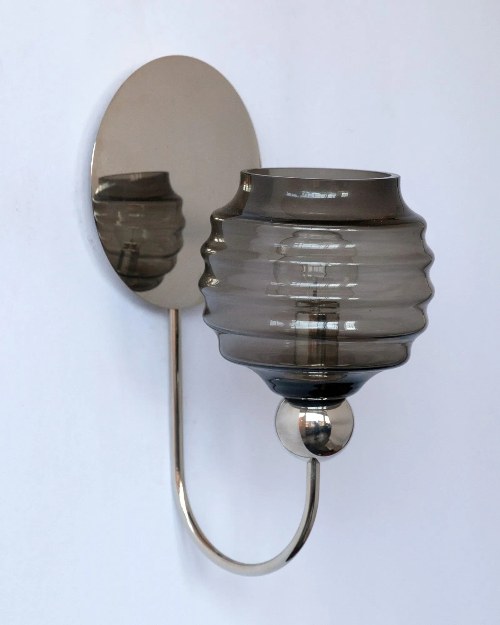 Gloster Sconce with Beehive Glass