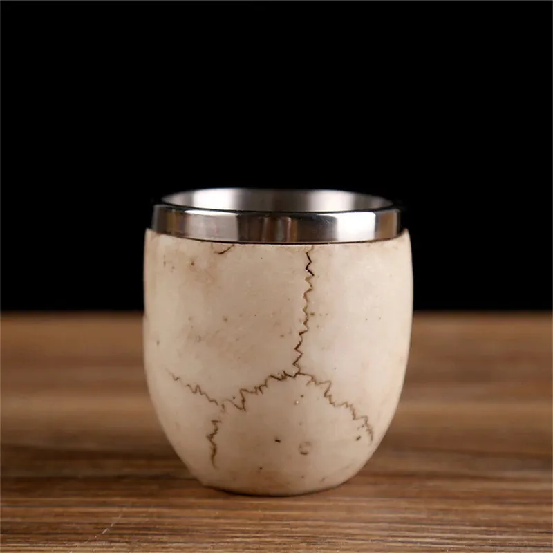 Gothic Shot Glass for Drinkware / Alternative Style Stainless Steel Skull Cup