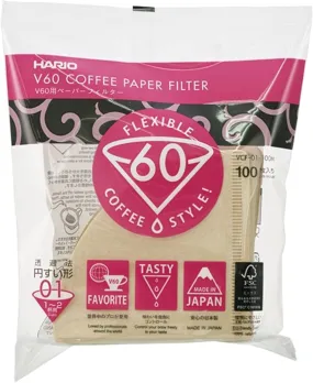 Hario V60-01 - Natural 100 Pack