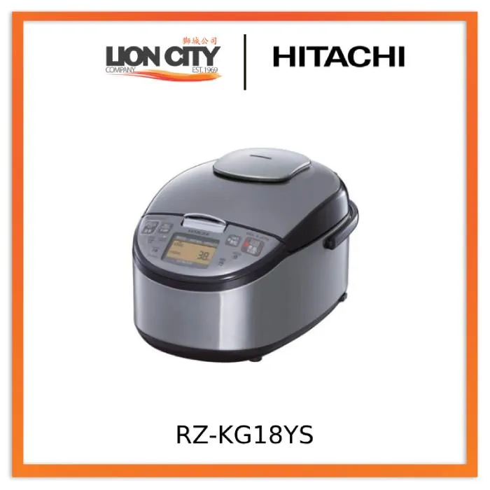 Hitachi RZ-KG18YS 1.8L Pressure & Steam Recycle Electric Rice Cooker