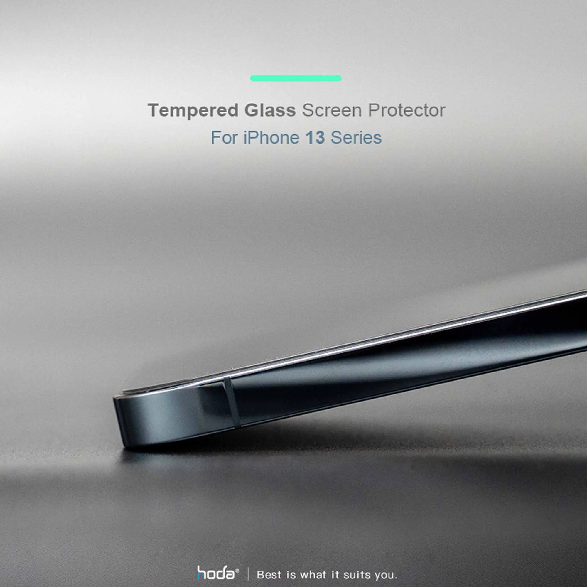 Hoda Anti-Reflection Tempered Glass for iPhone 13 - 13 Pro 6.1" 5G - with Helper (Barcode: 4711103542583 )