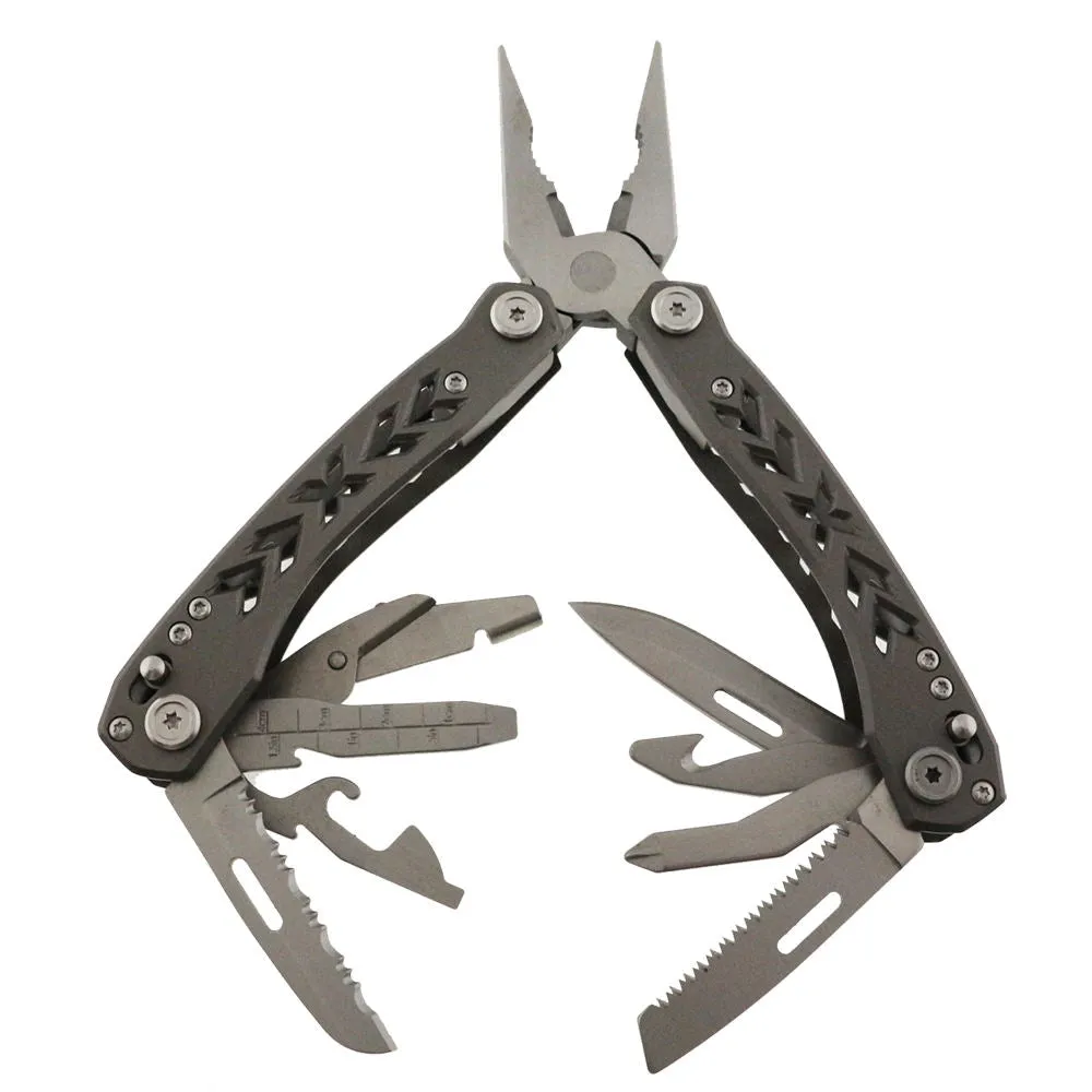 Hot selling 440 stainless steel handle outdoor survival Fine blanking pliers with multitool