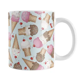 Ice Cream Cones Pattern Mug