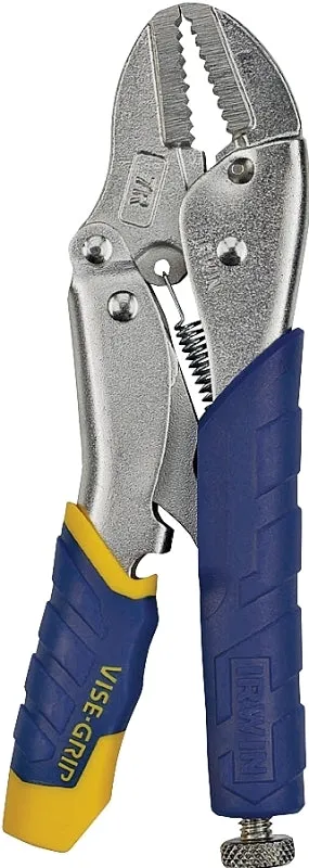 Irwin Fast Release Series 4935581 Locking Plier, 5 in OAL, 1-1/8 in Jaw Opening, Ergonomic Handle, 3/8 in W Jaw :CD 1: QUANTITY: 1