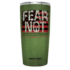 Kerusso Fear Not Flag 20 oz Stainless Steel Tumbler