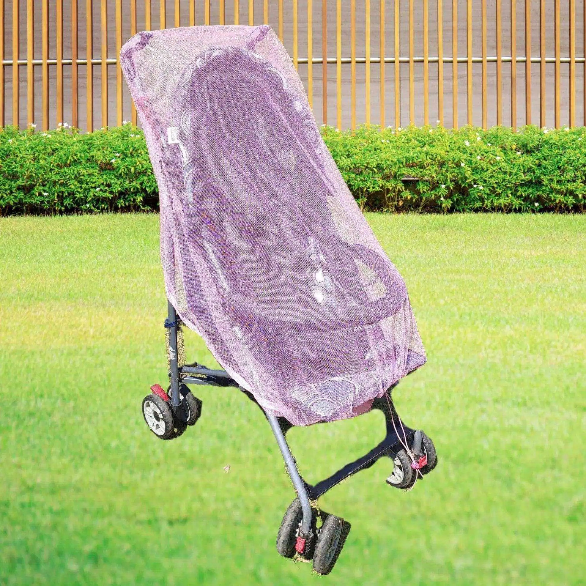 Kiddale Pink Mosquito Net for Pram & Stroller (Only Net)