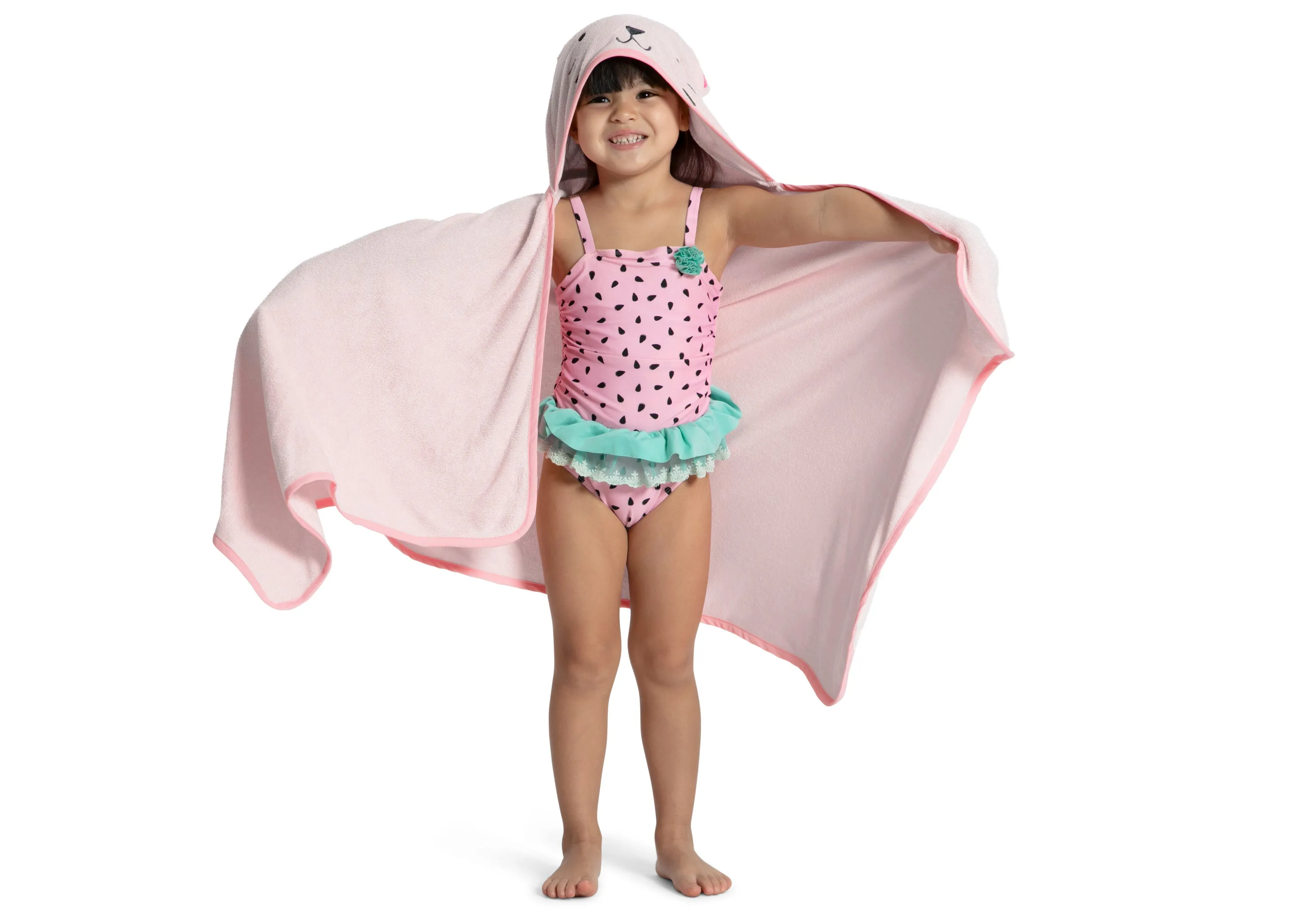 Kids Hooded Bath Towel with Pockets