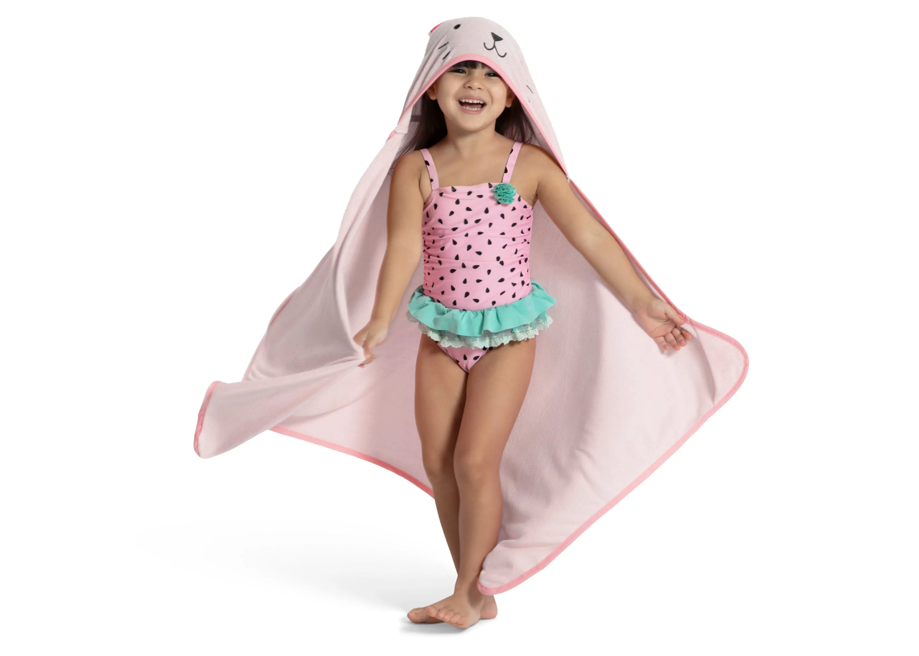 Kids Hooded Bath Towel with Pockets